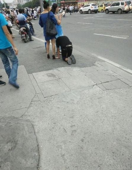 Woman Takes Man ‘Who Crawls On His Hands like a dog'