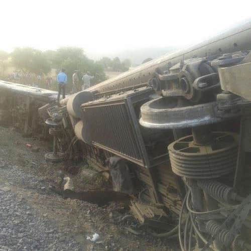 Pictures Of  Mahoba Mahakaushal Express Train Accident
