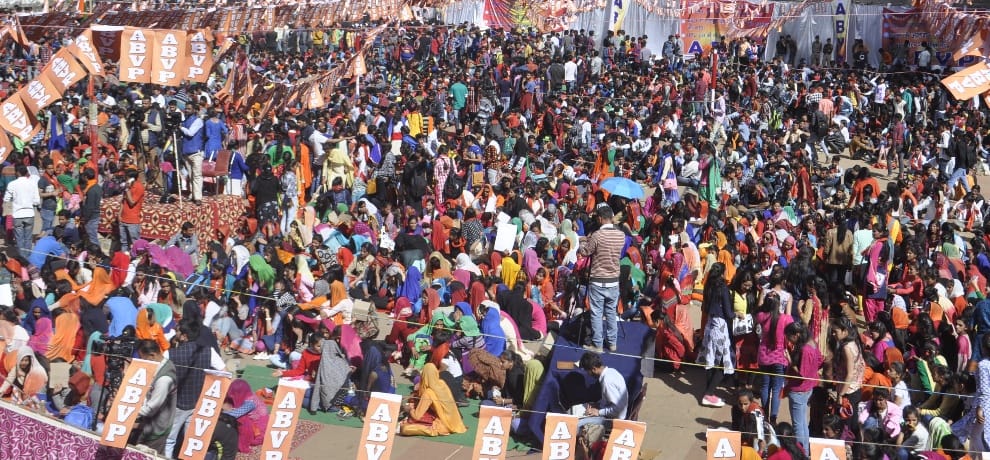 ABVP Akrosh rally in Shimla