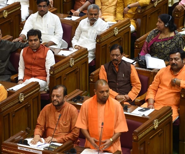  UP govt replies on crime rate in Uttar Pradesh.