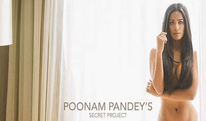 Poonam Pandey Announces New Secret Project, Posts Topless Photo On Twitter