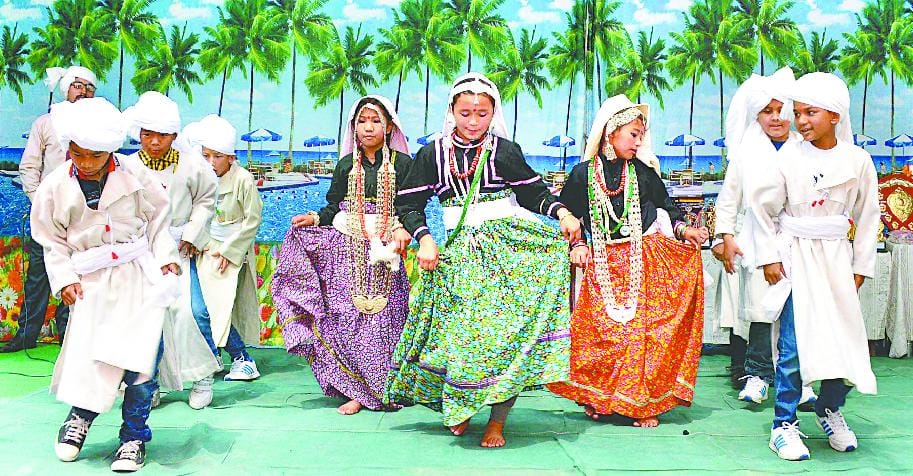 Celebration of colorful events in the annual festival