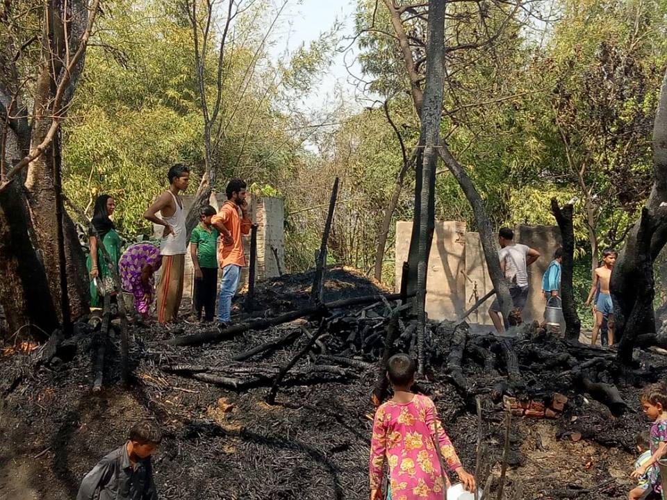 Three incidents of fire burnt due to fire