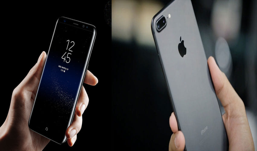 Samsung galaxy s8 vs apple iphone 7
