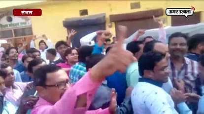 ATTACK ON POLICE BY VILLAGERS IN SAMBHAL UTTAR PRADESH