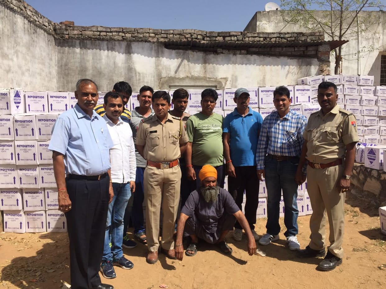 Jaipur police brake on liquor smuggler mafia