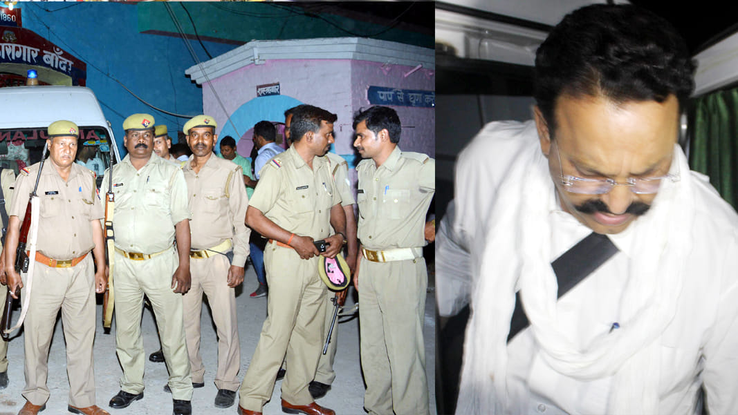 mukhtar ansari reached banda jail