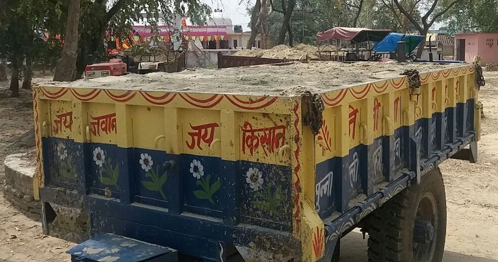 The sand sand of illegal sand mining was caught
