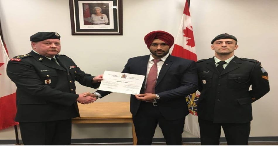 sikh take command of canada's air-force 