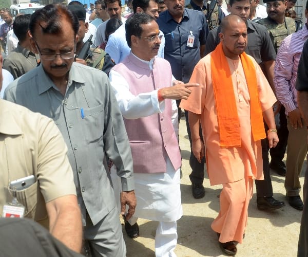 cm adityanath reaches to kanha upvan