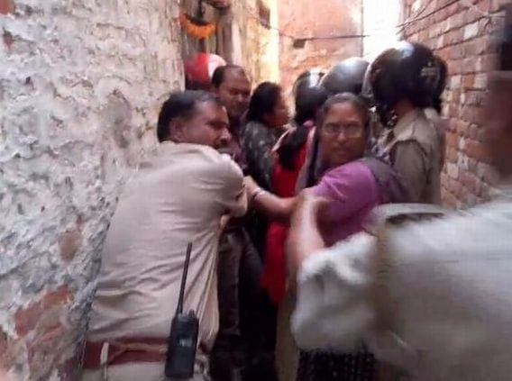 Brother and sister beaten on protest