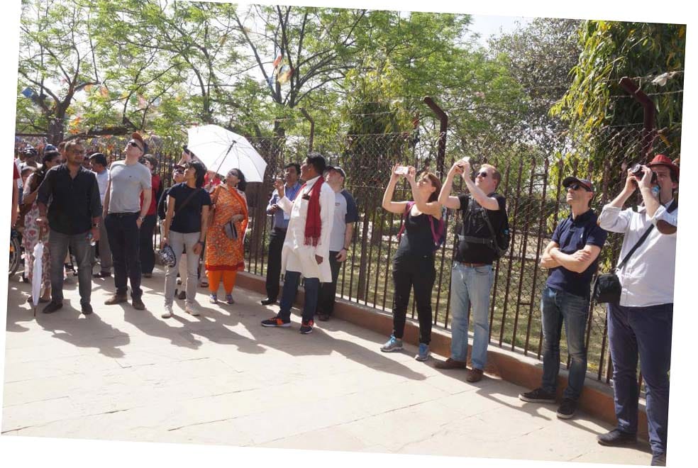 g-20 deligates visit varanasi and sarnath