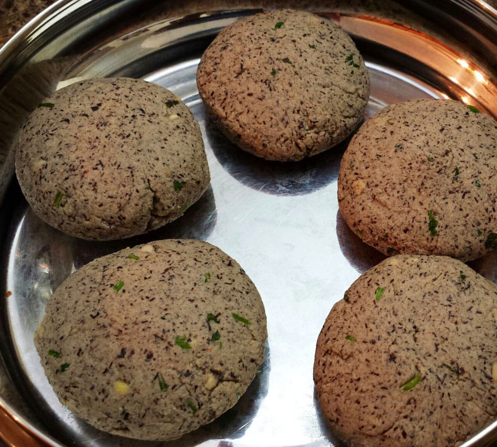navratri special kuttu curry and balls recipe  