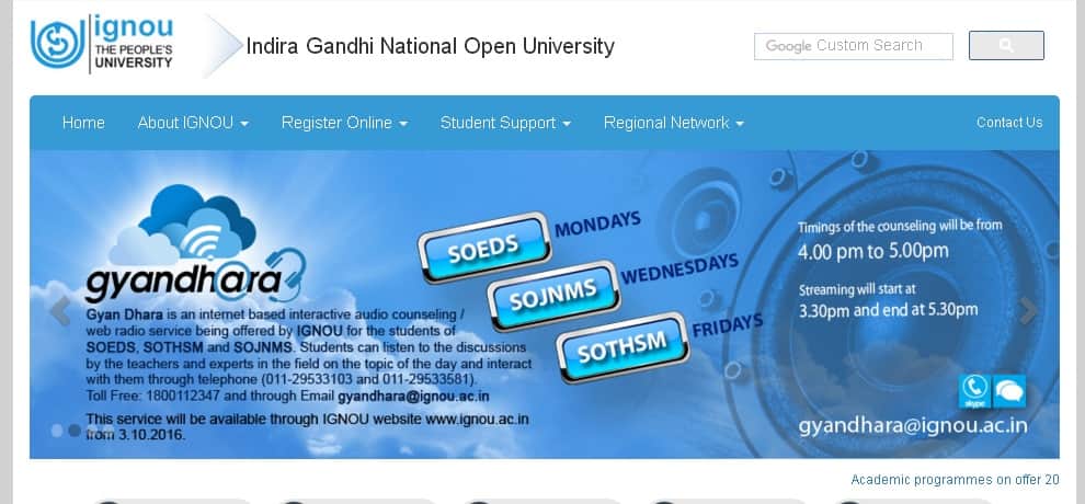 ignou more than 100 course is going to be close