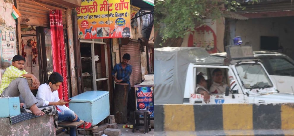 shivsena shows hooliganism closed all the meat shops
