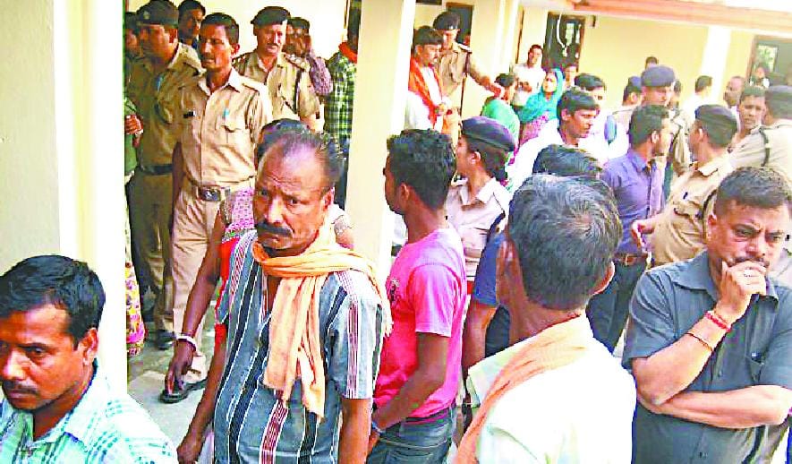 MLA's supporters thrown out by SSP