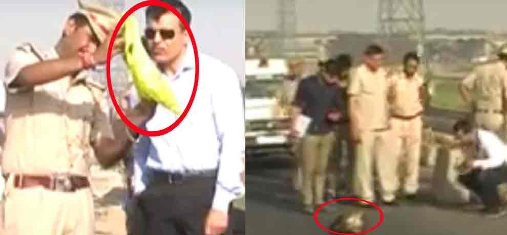 man killed and thrown in pieces on the road in delhi