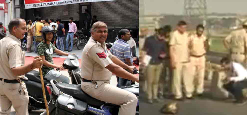 man killed and thrown in pieces on the road in delhi
