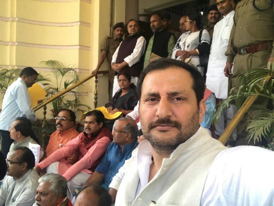 Bihar BJP vice-president Lalbabu Prasad was dropped from a newly constituted party committee