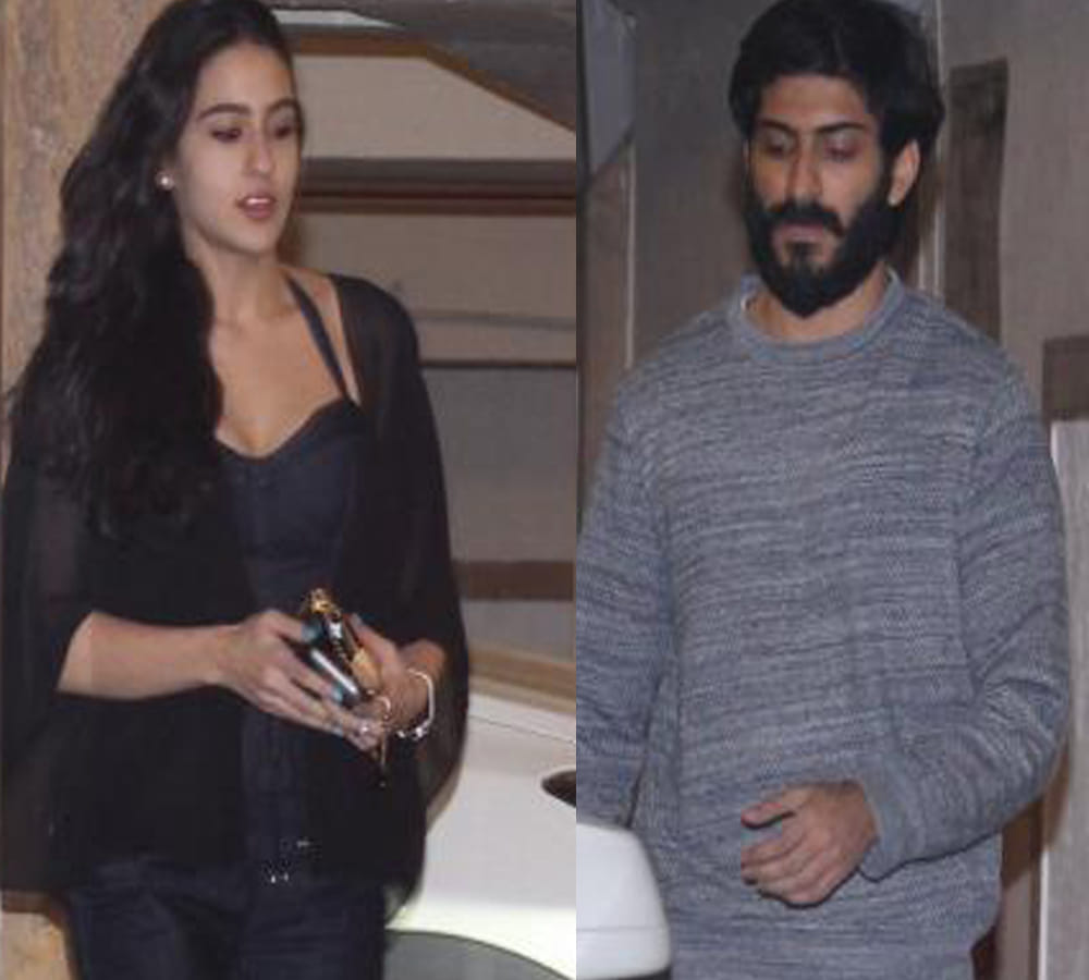 Saif Ali Khan's daughter Sara Ali Khan on a dinner date with Anil Kapoor's son Harshvardhan Kapoor