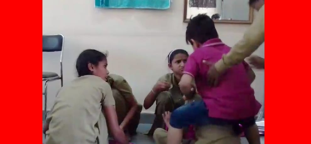 teachers absent in school co students taking classes in noida