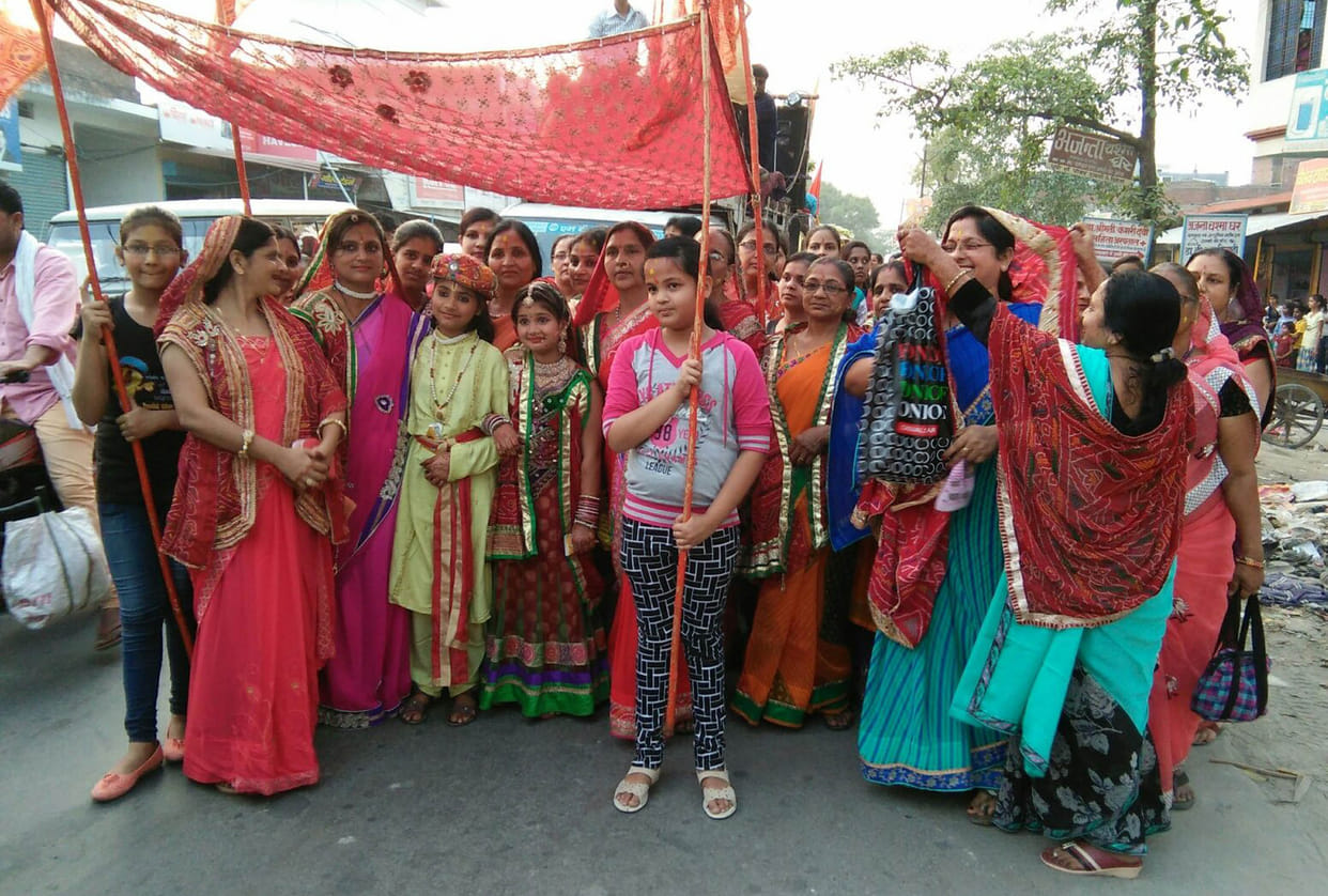 Shobha Yatra for Ganagaur Pooja