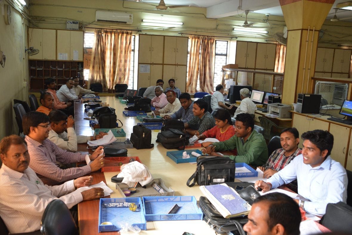 dues paid in crores on last day of financial year.