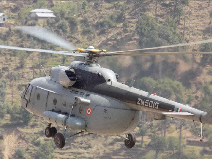 helicopter emergency landing in kota rajasthan