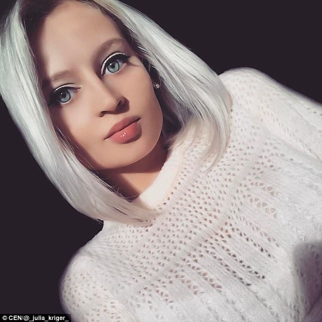 No plastic here! Real-life Barbie claims her doll-like features