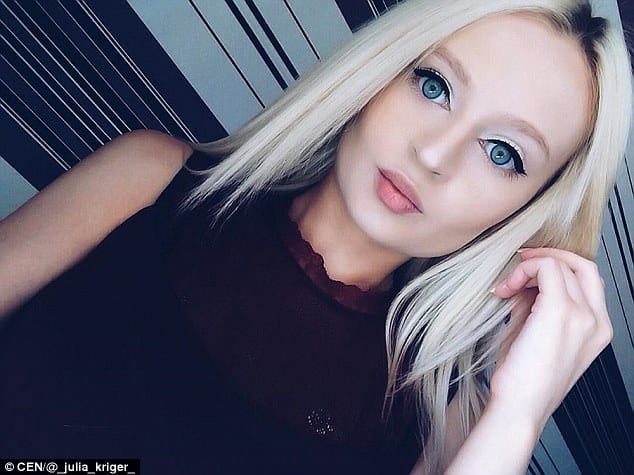 No plastic here! Real-life Barbie claims her doll-like features