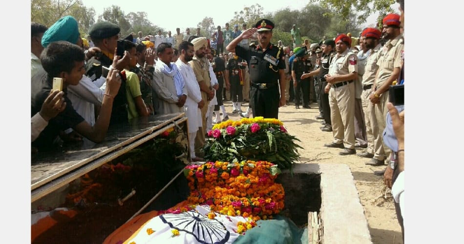 indian army soldier kulwant singh martyr in Jammu kashmir