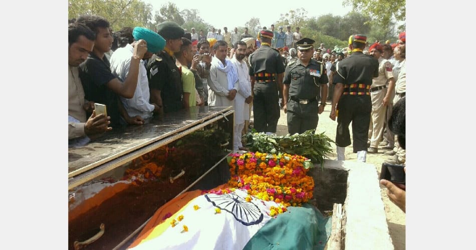 indian army soldier kulwant singh martyr in Jammu kashmir