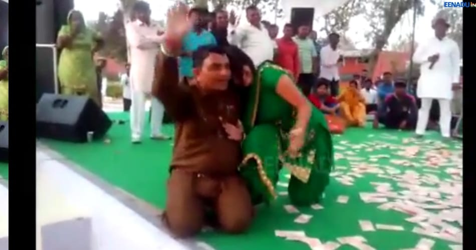 haryana police constable Obscene dance with dancers at jind jail