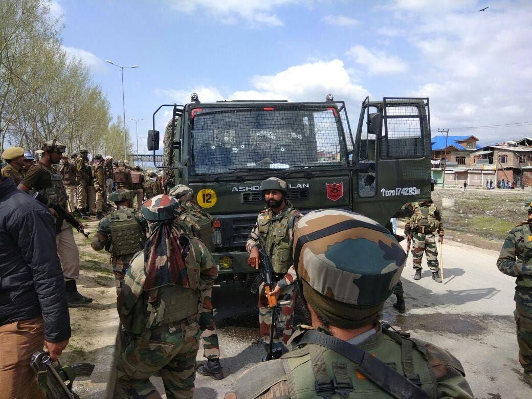  Attack on Army convoy in Srinagar