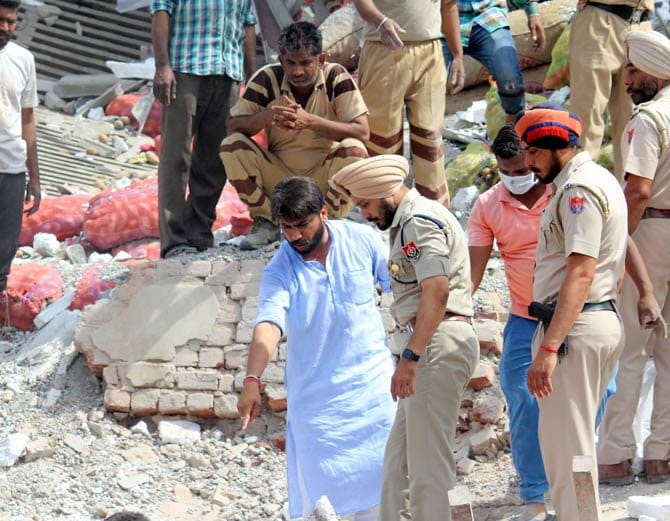 four people killed in explosion in potato warehouse at dhuri of sangrur