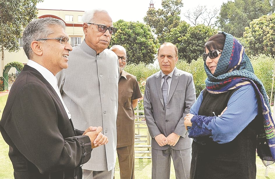 Justice Badar Dware Ahmed took oath as the Chief Justice of j&K High Court.