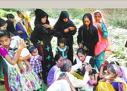 muslim family performed mundan ceremony in temple