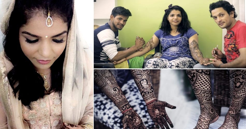 olympian wrestler sakshi malik mehndi ceremony