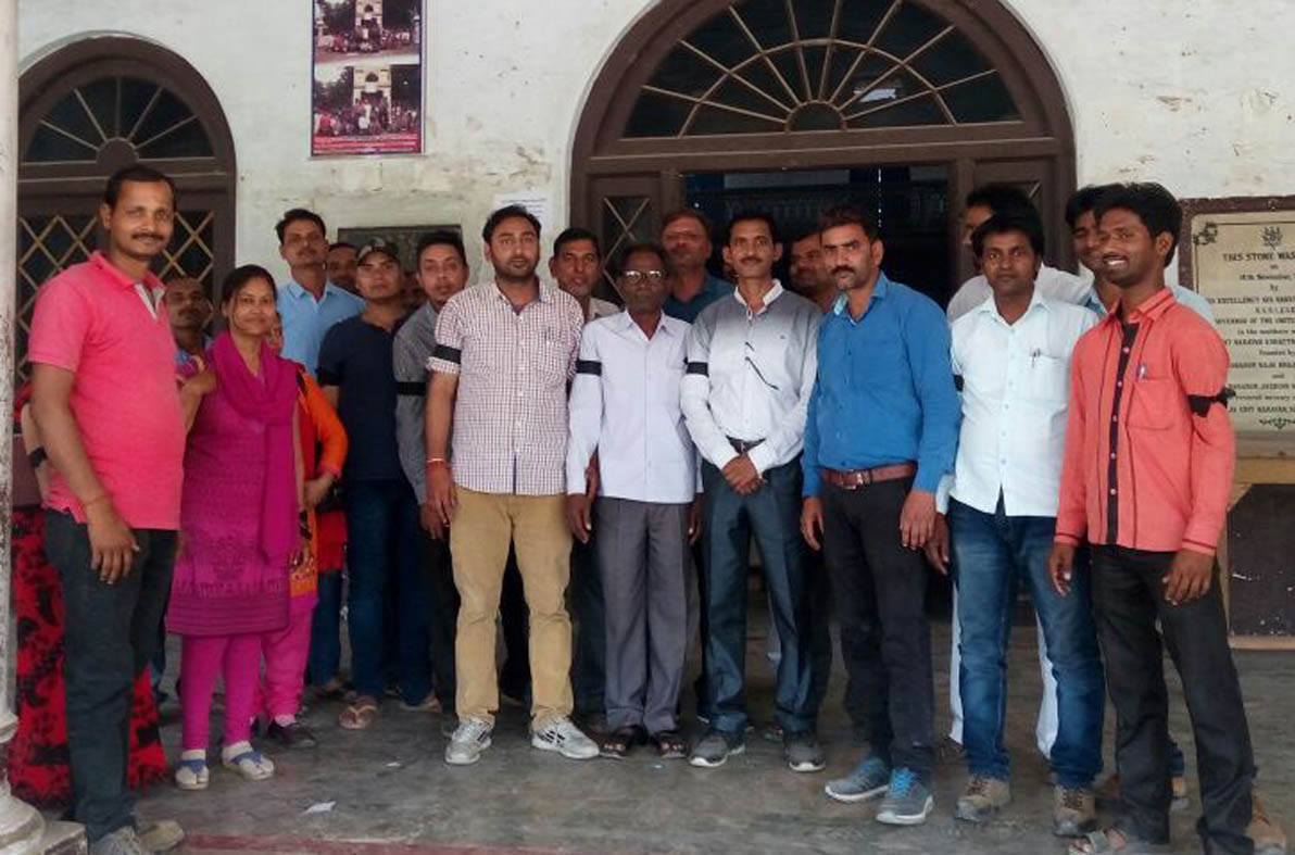 Teachers and employees celebrated black day
