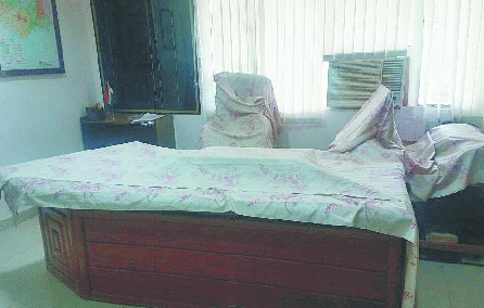 DC Room wall Fall Due to Leakage in SP Toilet