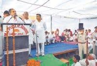 virendra singh, abhinandan, steel ministar, kaithal