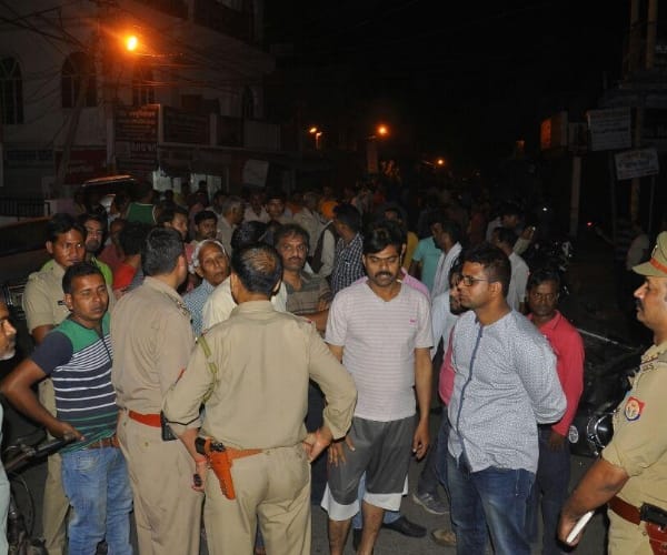  Accident in Indira Nagar in Lucknow.