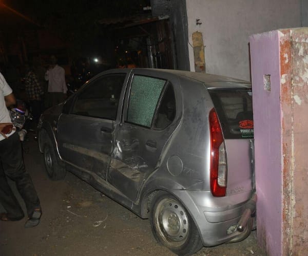  Accident in Indira Nagar in Lucknow.