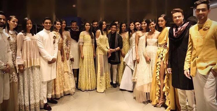 azamgarh local art chikankari based fashion show in america