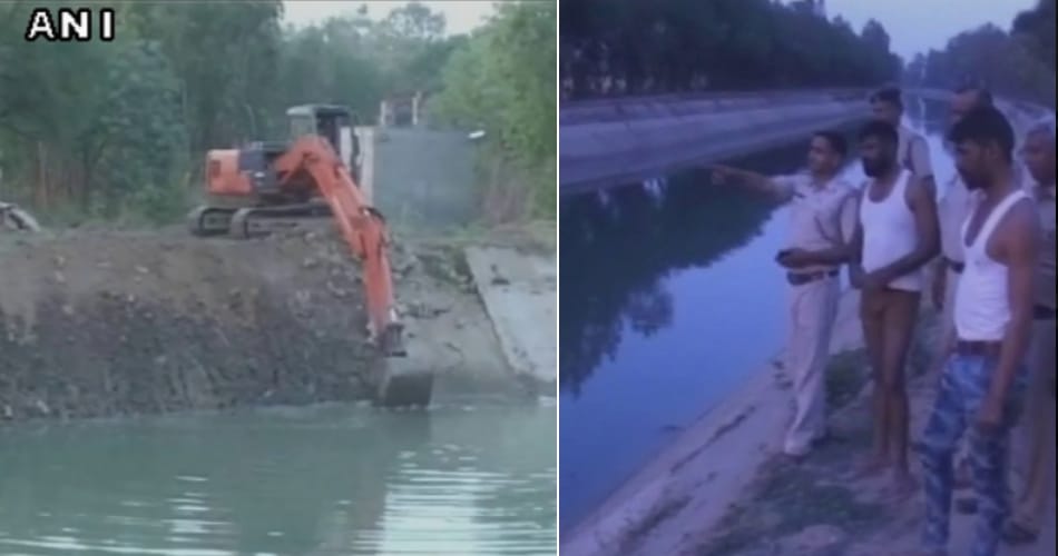 dead bodies found from bhakra canal at narwana of jind during drainage