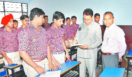 DEO Reached in School For checking