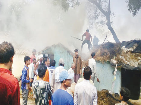 Fire on short circuits, household shelves