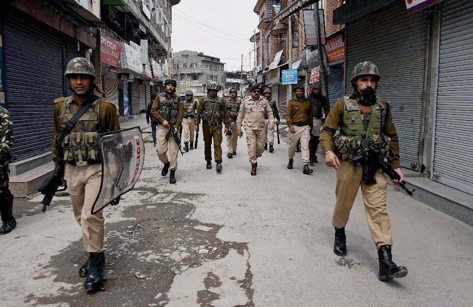 heavy security in kashmir valley on PM Modi tour to jammu and kashmir