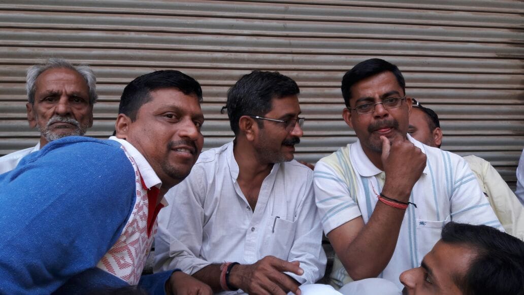 The example of simplicity, the Yogi's minister chaupal with tea on the old Adi Varanasi