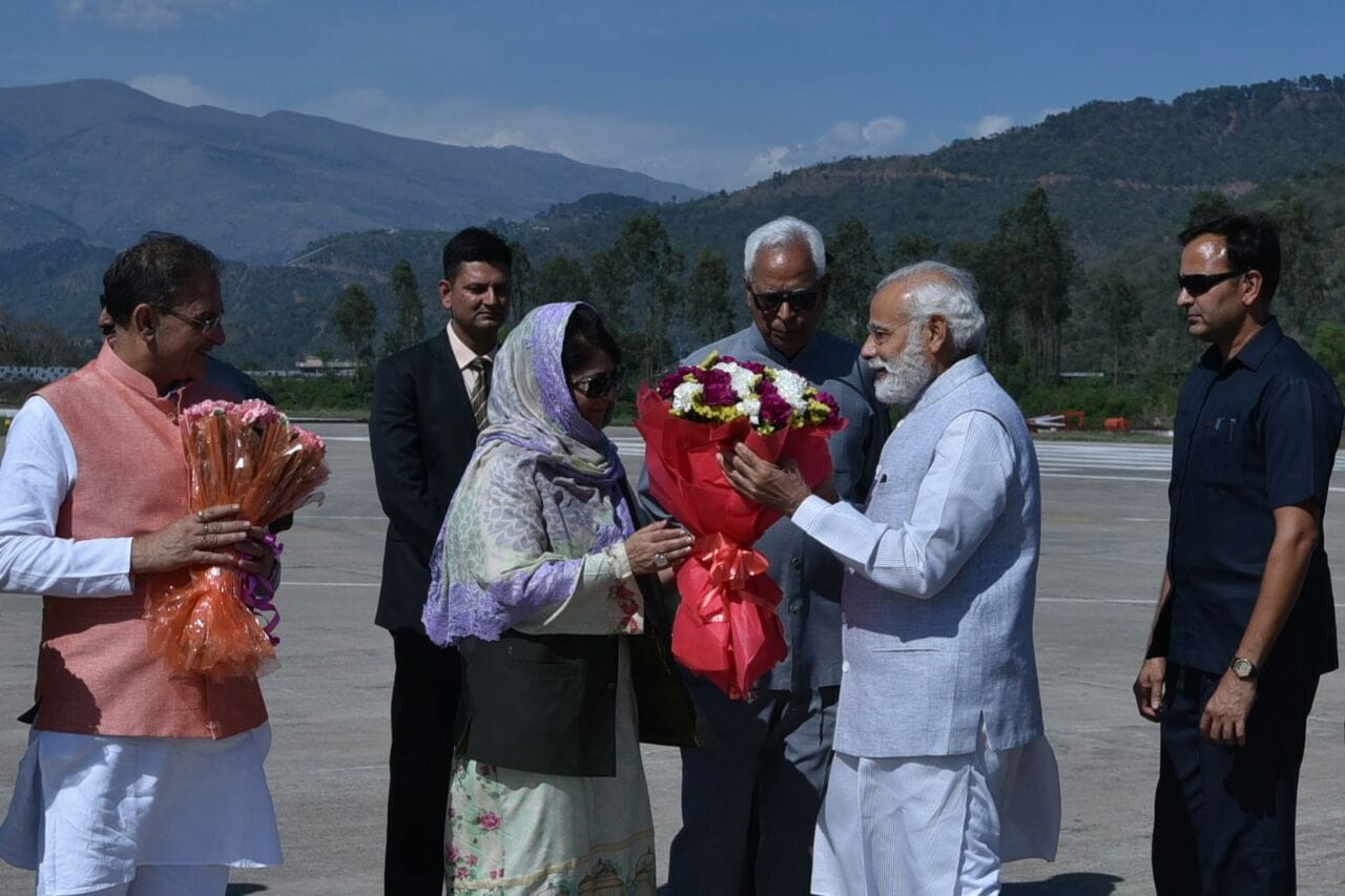 images of inauguration of chinani nashri tunnel